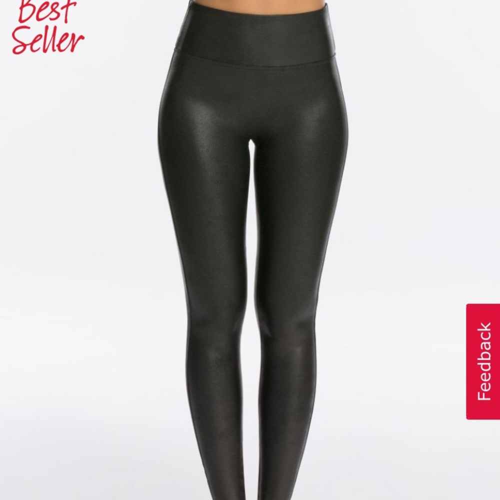 SPANX NWT FIRM FAUX LEATHER